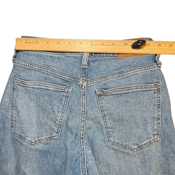 Madewell Wide Leg Curvy Perfect Vintage Jeans Womens 26 Medium Wash High Rise - Picture 5 of 9